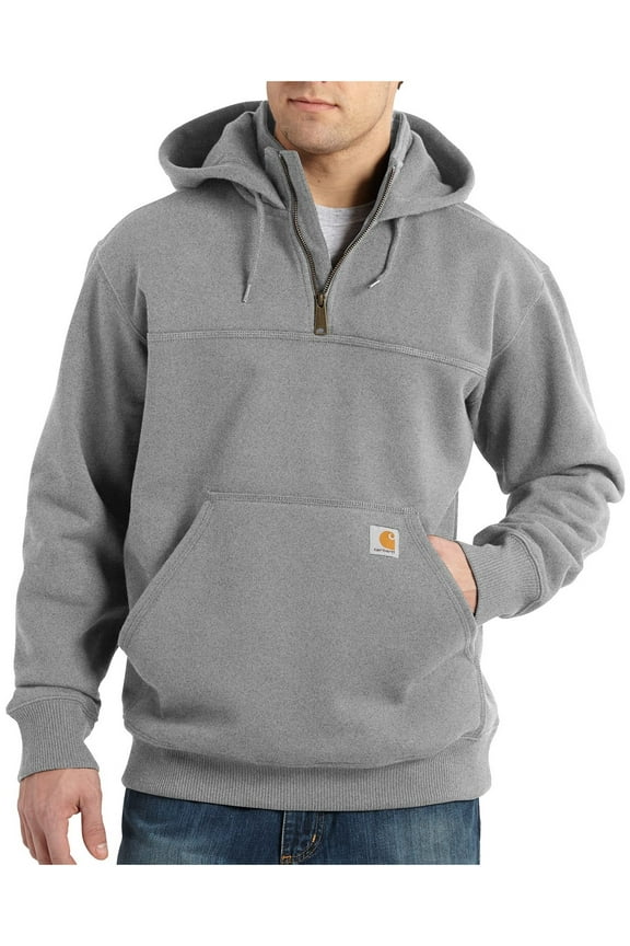 Men's Rain Defender Paxton Heavyweight Hooded Zip Mock Sweatshirt