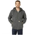 thumbnail image 1 of Carhartt Men's Rain Defender Rockland Sherpa-Lined Full-Zip Hooded Sweatshirt, 1 of 9