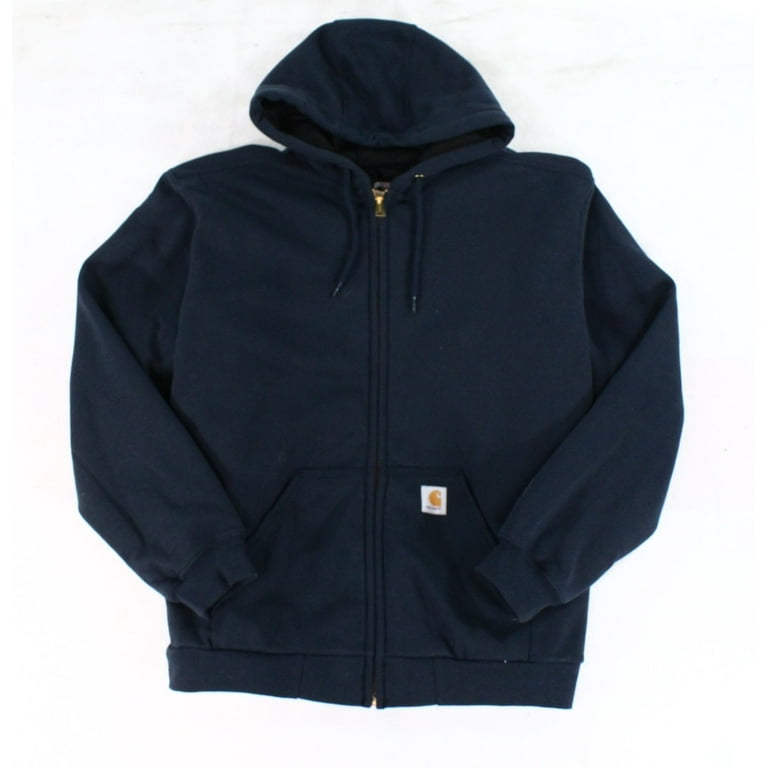 Carhartt Men s Rain Defender Rutland Thermal Lined Hooded Zip Front Sweatshirt Walmart