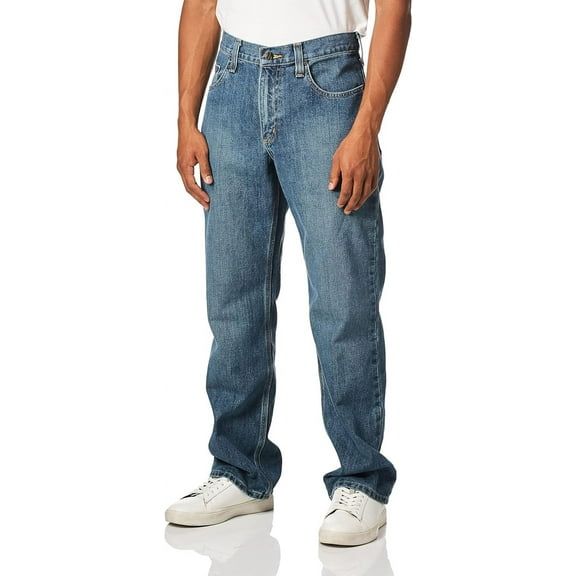 Carhartt Mens Relaxed Fit 5-Pocket Jeans, Frontier, 36W x 30L US