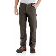 Carhartt Men's Relaxed Straight Rugged Flex Duck Double-Front Utility Pants Dark Coffee, W44 x L34