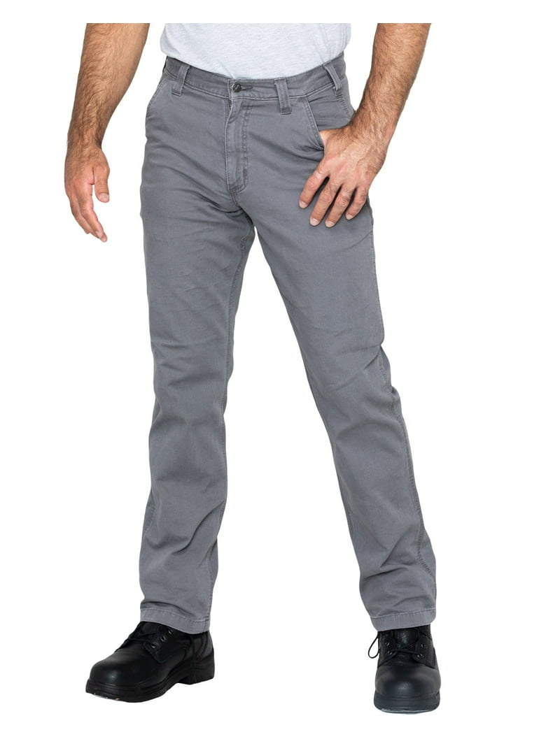 Carhartt Men's Rugged Flex Rigby Dungaree Stretch Work Pants Grey