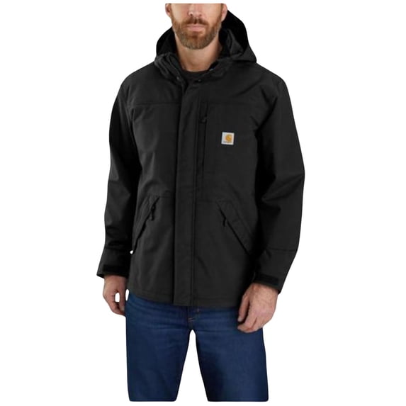 Carhartt Men's Shoreline Storm Defender Heavyweight Work Jacket Big Black 3X US