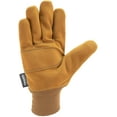 thumbnail image 1 of Carhartt Men's Synthetic Insulated Suede Gloves, Brown, L, 1 of 7