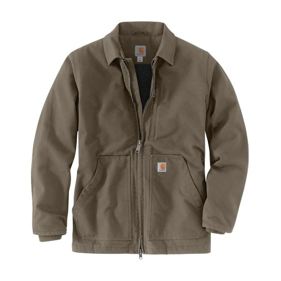 Carhartt Men's Washed Duck Sherpa Lined Coat