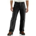 thumbnail image 1 of Carhartt Men's Washed Duck Work Dungaree Flannel Lined Pant, 1 of 6