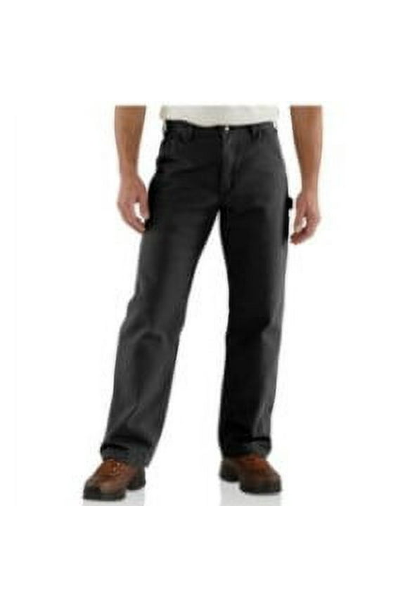 Men's Washed Duck Work Dungaree Flannel Lined Pant