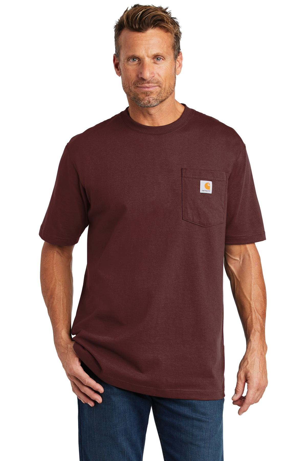 Carhartt Men's Workwear Pocket Short Sleeve T-Shirt - CTK87 - Walmart.com