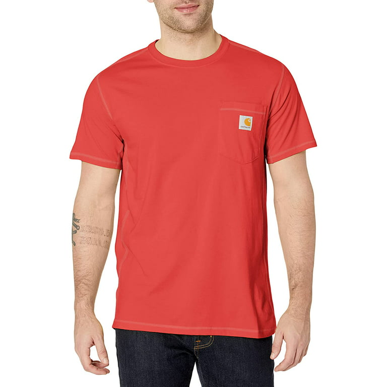 Carhartt Mens Force Relaxed Fit Midweight Short Sleeve Pocket T-Shirt R51-M