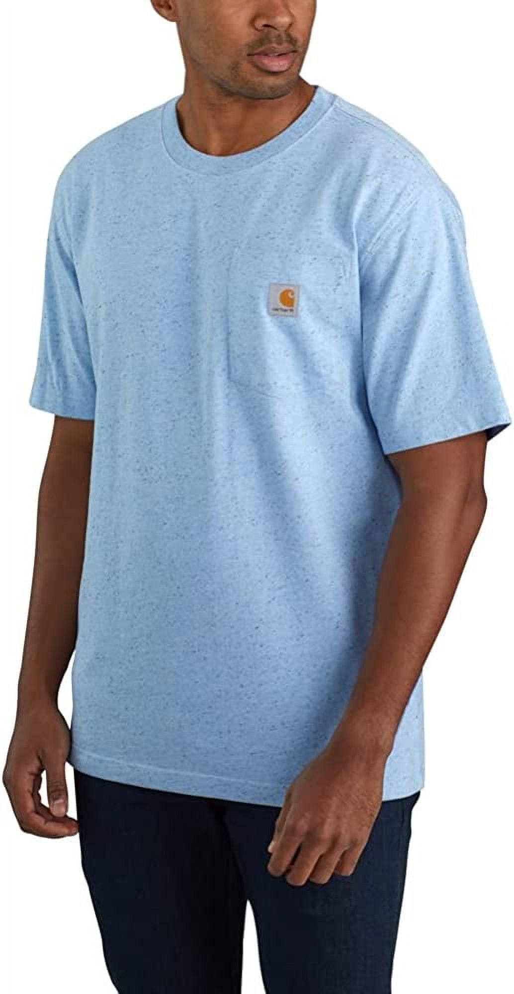 Heybo Prep Stamp Pocket T-Shirt For Adults - 100% Cotton, UPF 30, Vented Back & Mesh Panels, Bright Summer Colors