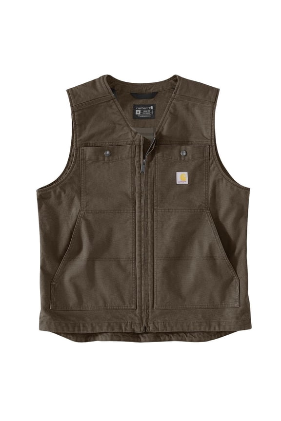 Montana Relaxed Fit Duck Vest for Men, Rugged Cotton Blend, Tarmac, Medium, 106783