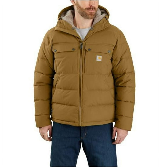 Carhartt Nylon Insulated Midweight Oak Brown-Colored Montana Men's Large Jacket