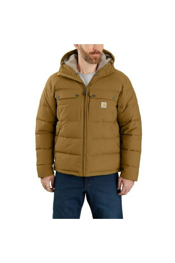 Carhartt Nylon Insulated Midweight Oak Brown-Colored Montana Men's Large Jacket
