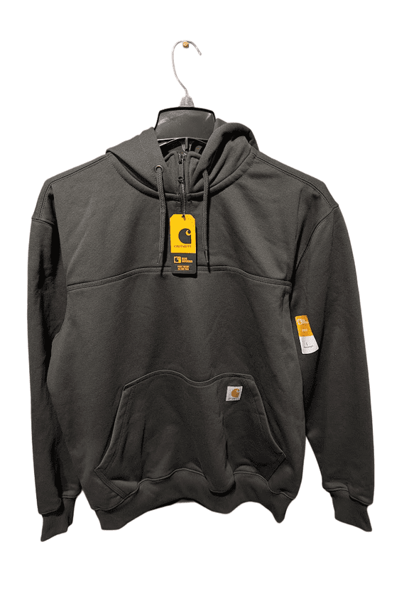 Paxton 1/4-Zip Hoodie Sweatshirt Forestry Green Heavyweight Fleece (Large)
