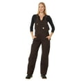 thumbnail image 1 of Carhartt Quilt-Lined Washed Duck Bib Overalls (Womens, Dark Brown, 2XL Tall, One Size), 1 of 3