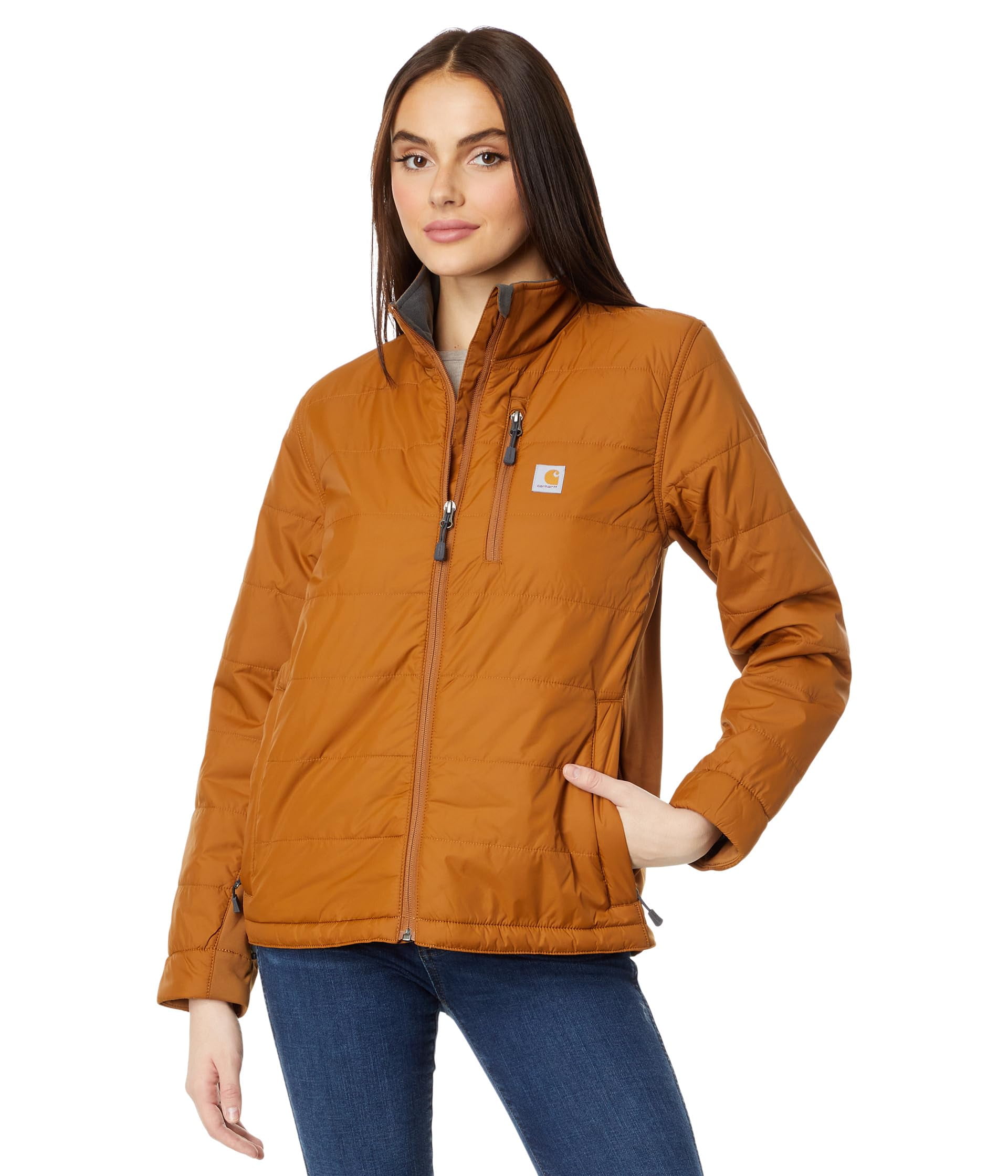 Carhartt Rain Defender Relaxed Fit Lightweight Insulated Jacket (Unisex,  Carhartt Brown, XS (Reg), One Size) - Walmart.com
