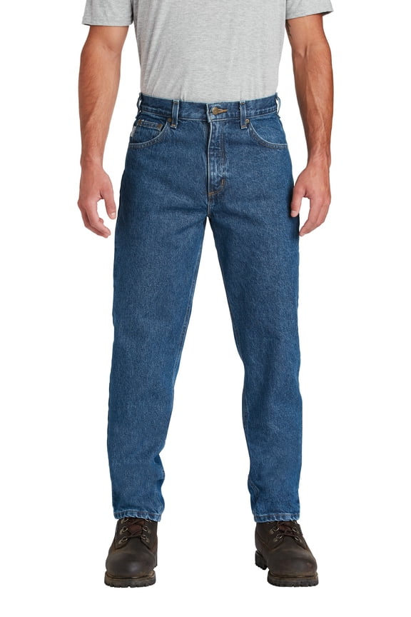 Relaxed-Fit Tapered-Leg Jean