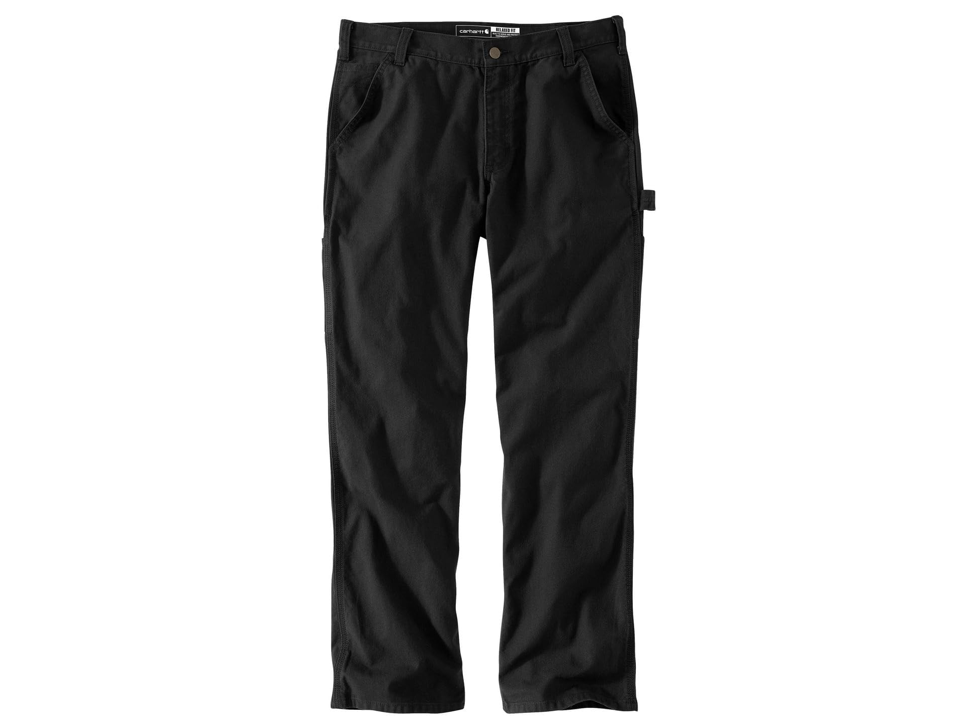 Carhartt Rugged Flex Relaxed Fit Duck Utility Work Pants (Mens, Black, 40, 32)