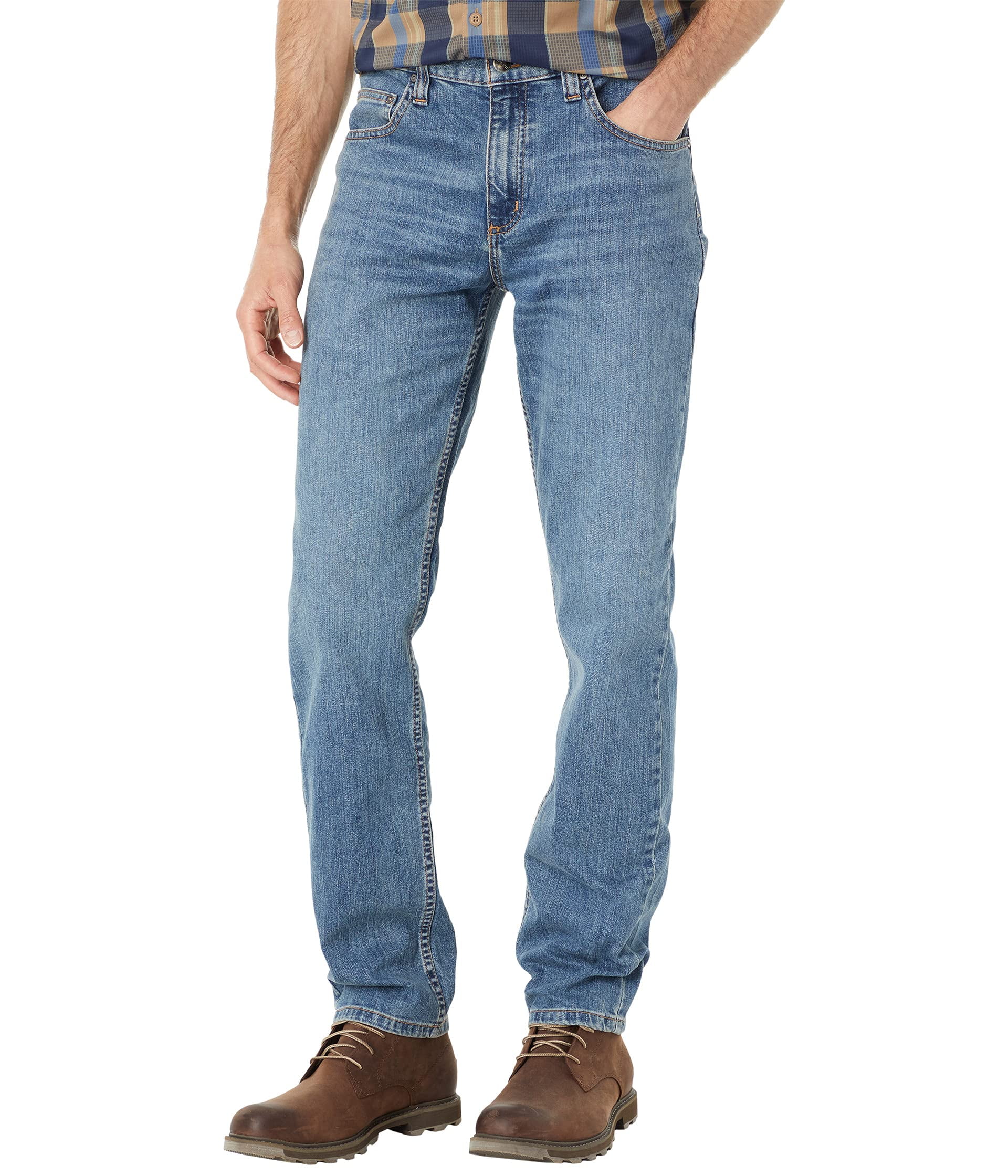 Carhartt Relaxed Fit Tapered Denim Pants for Men, W35 cotton blue type Vintage Second Hand main image 1