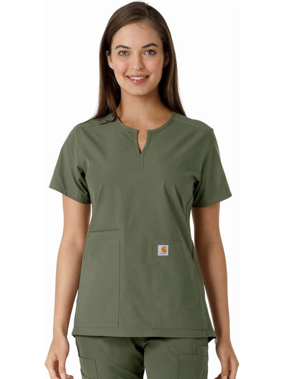 Scrubs C12413 Women's Force Essentials Modern Fit Notch Neck