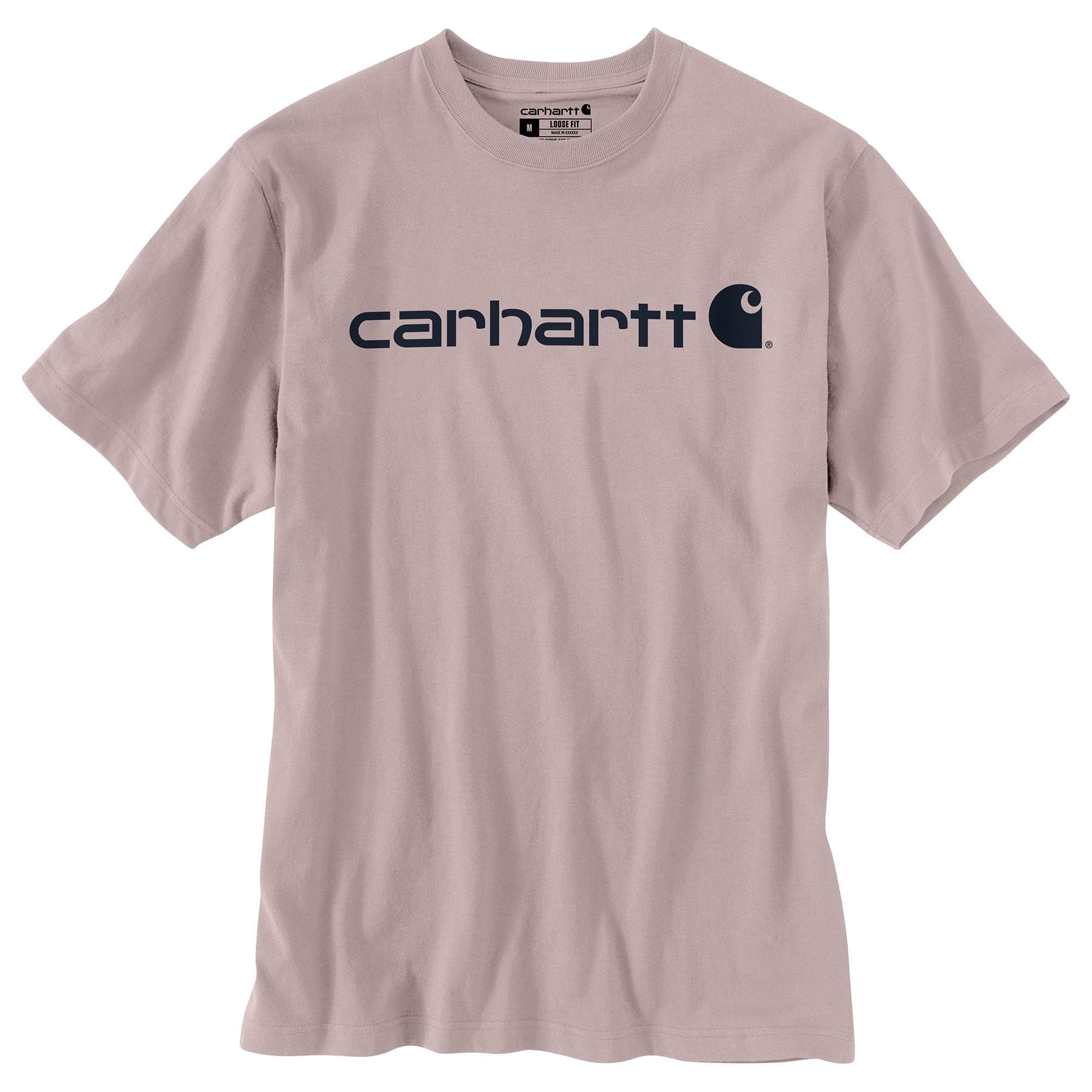 Carhartt Signature Logo S/FS T-Shirt (Mens, Malachite Snow