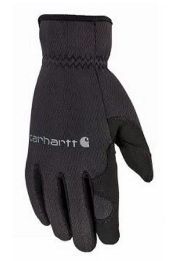Thermal Lined Grey Black Color 1 Pair Open Cuff Hi-Dex Gloves, Size: XL