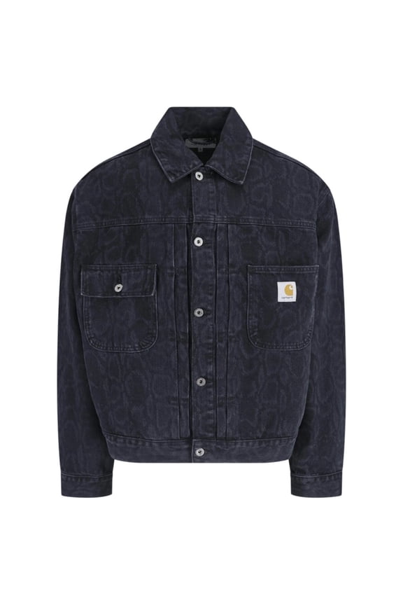 Wip Black Belmar Snake Camo Denim Jacket (Men's)