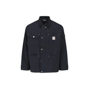 Carhartt Wip Black Clapton Structured Four Pocket Jacket Mens