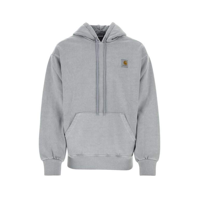 Carhartt Wip Unisex Light Grey Cotton Hooded Vista Sweatshirt
