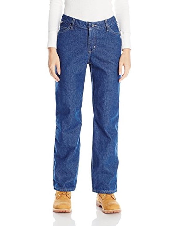 Women's Flame Resistant Utility Denim Jean, Denim, 14x34