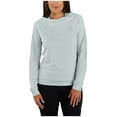 thumbnail image 1 of Carhartt Women's Force Sun Defender Relaxed Fit Lightweight Logo Hooded Graphic Seafoam X-Large, 1 of 4