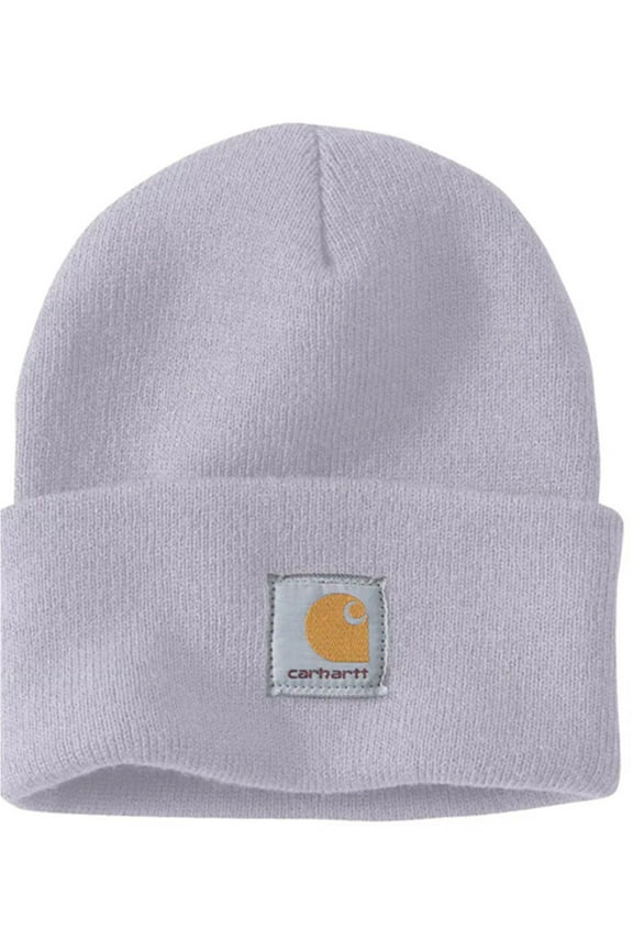 Women's Knit Cuffed Logo Beanie Lavender One Size