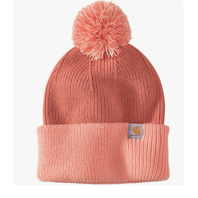 Carhartt Women s Knit PomPom Cuffed Beanie Walmart com