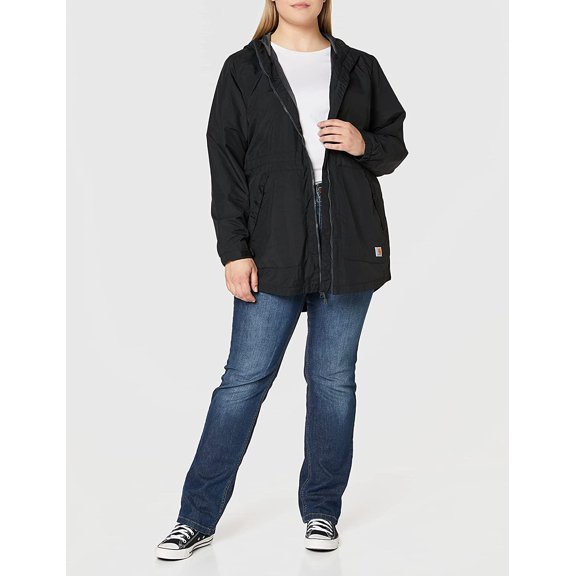 Carhartt Women's OC221 RD HDD Lghtwght Coat, Black, X-Large