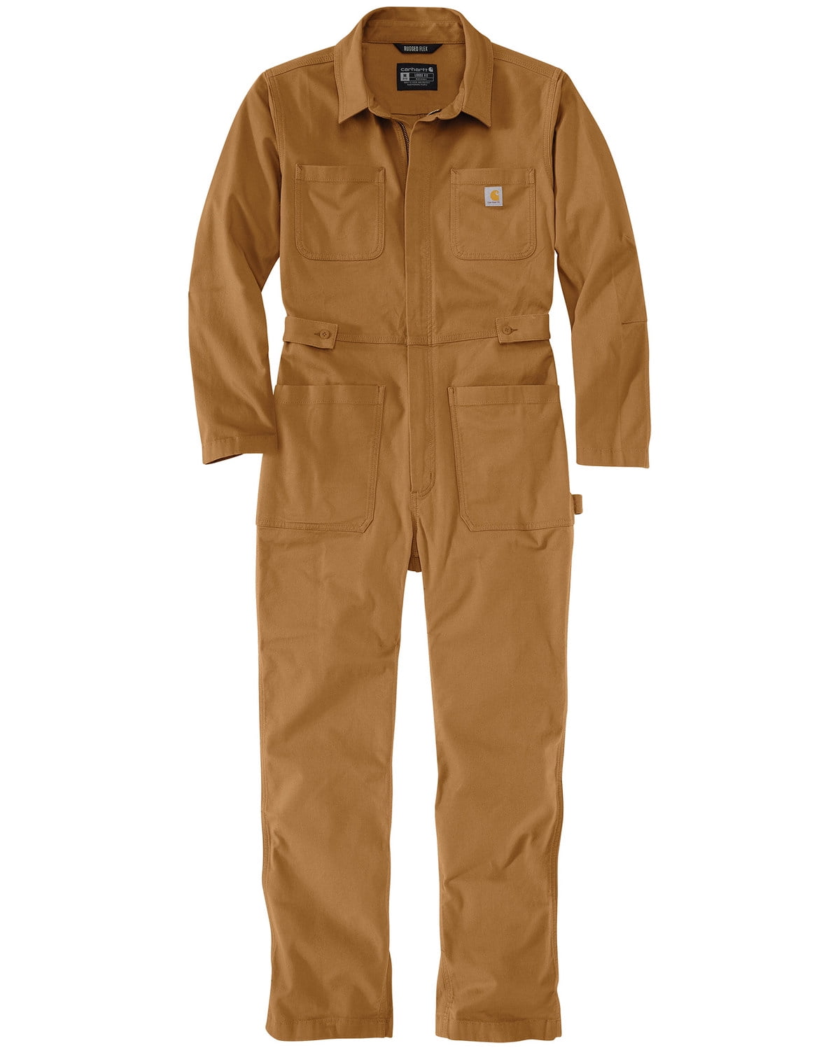 Carhartt Women's Rugged Flex&Reg; Relaxed Fit Canvas Coveralls Tan