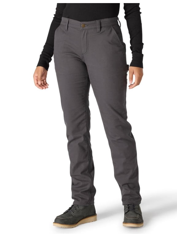 Women's The Essential Lined Canvas Pant, Shadow, 18