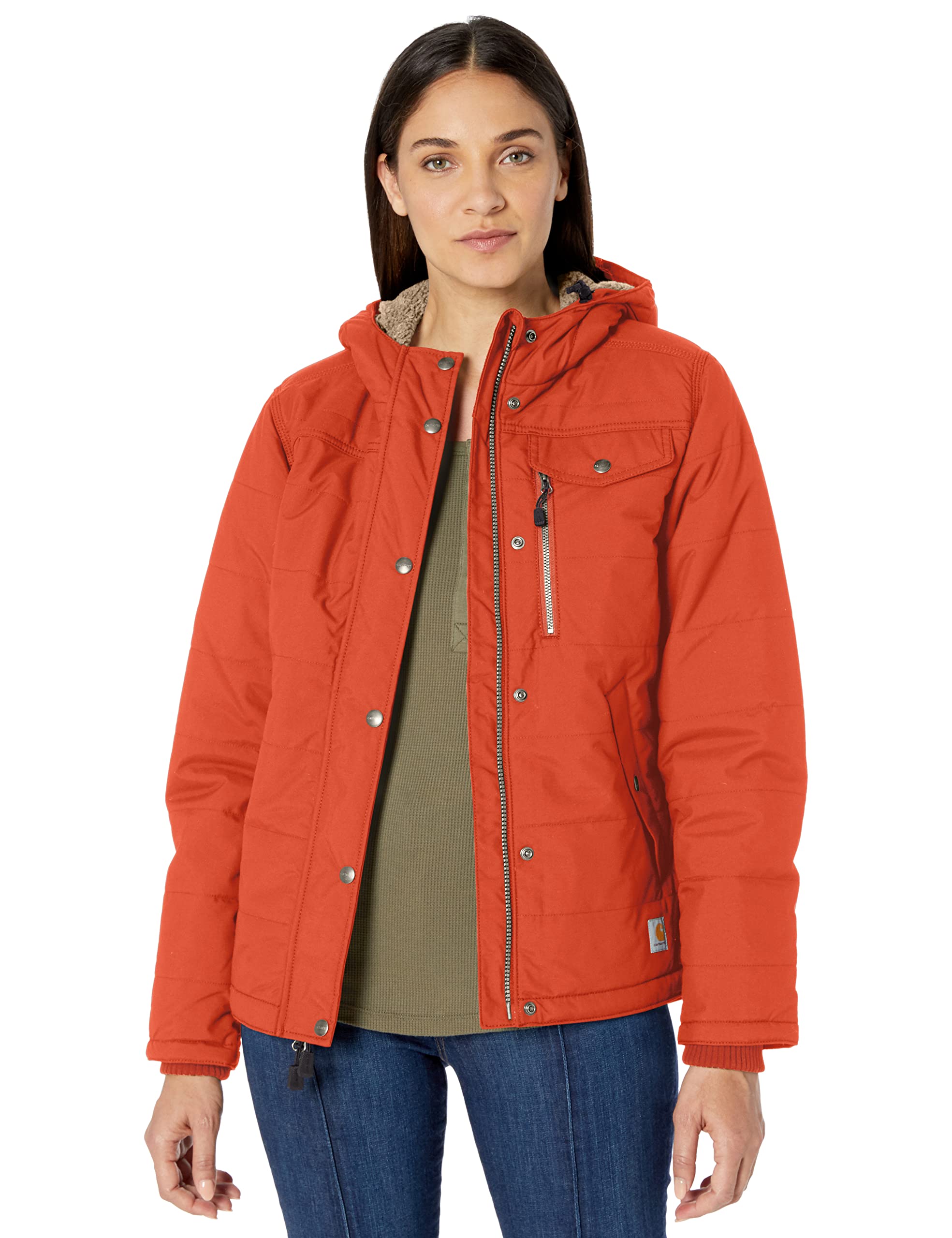 Carhartt Women's Utility Jacket, Earthen Clay, 2X Plus