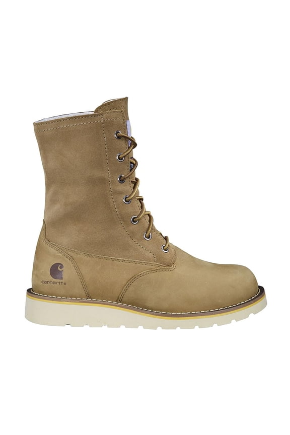 Women's Waterproof Sherpa Lined Fold Down Winter Wedge Boot Coyote 9.5M