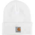 thumbnail image 1 of Carhartt Youth Acrylic Watch Hat (Marshmallow, Youth), 1 of 7