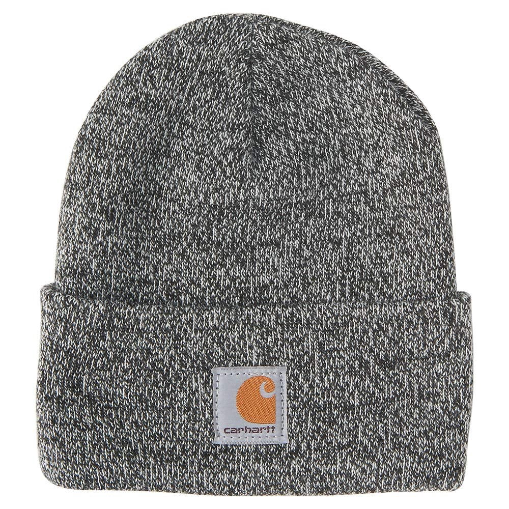 Carhartt unisex child Acrylic Watch Cold Weather Hat, Heather Black Youth, 8-14 Years US