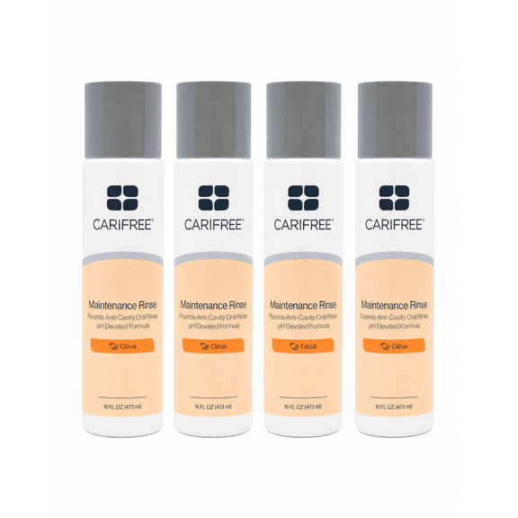 CariFree Maintenance Rinse, CITRUS, 4-pack