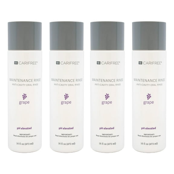 CariFree Maintenance Rinse, GRAPE, 4-pack