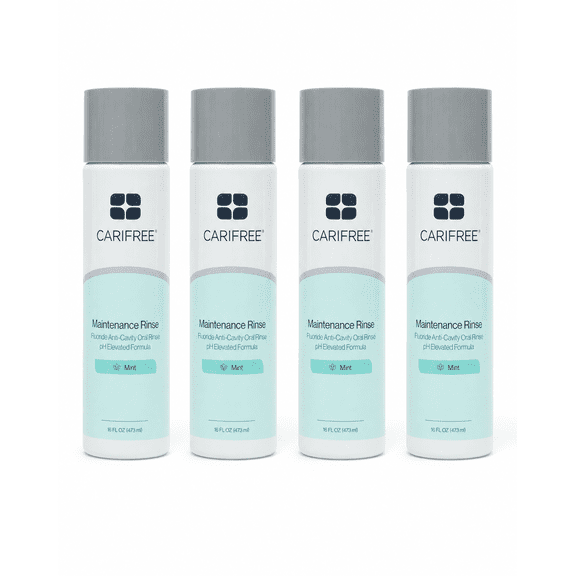 CariFree Maintenance Rinse, MINT, 4-pack