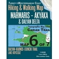 thumbnail image 1 of Carian Trail 1: 30000 Map 6 of 7 Marmaris-Akyaka & Dalyan Delta Turkey Mediterranean Coast Hiking & Walking Map Dalyan-Kaunos-Ekincik Trail, Lake Koycegiz: Travel Guide Turkey Topo Maps (Paperback), 1 of 1