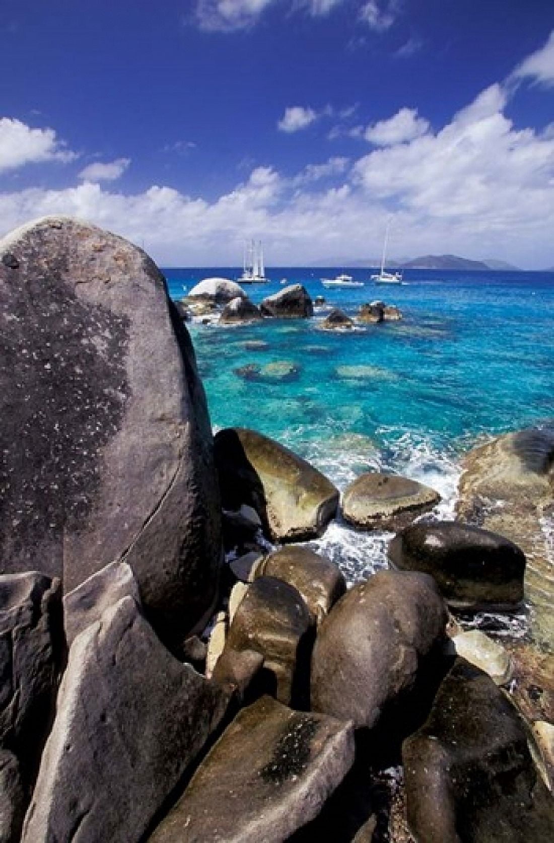 Caribbean BVI Virgin Gorda Spring Bay Canvas Art - Stuart Westmorland DanitaDelimont (11 x 17)