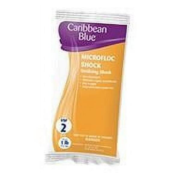 Caribbean Blue Microfloc Non-Chlorine Pool Shock, 12 lbs, (12 Pack)