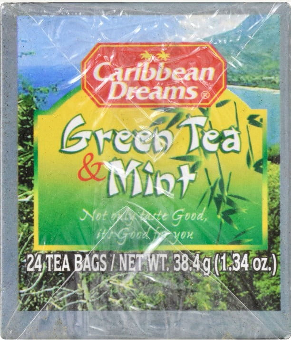 Caribbean Dreams Green Tea & Mint, 1.34 oz
