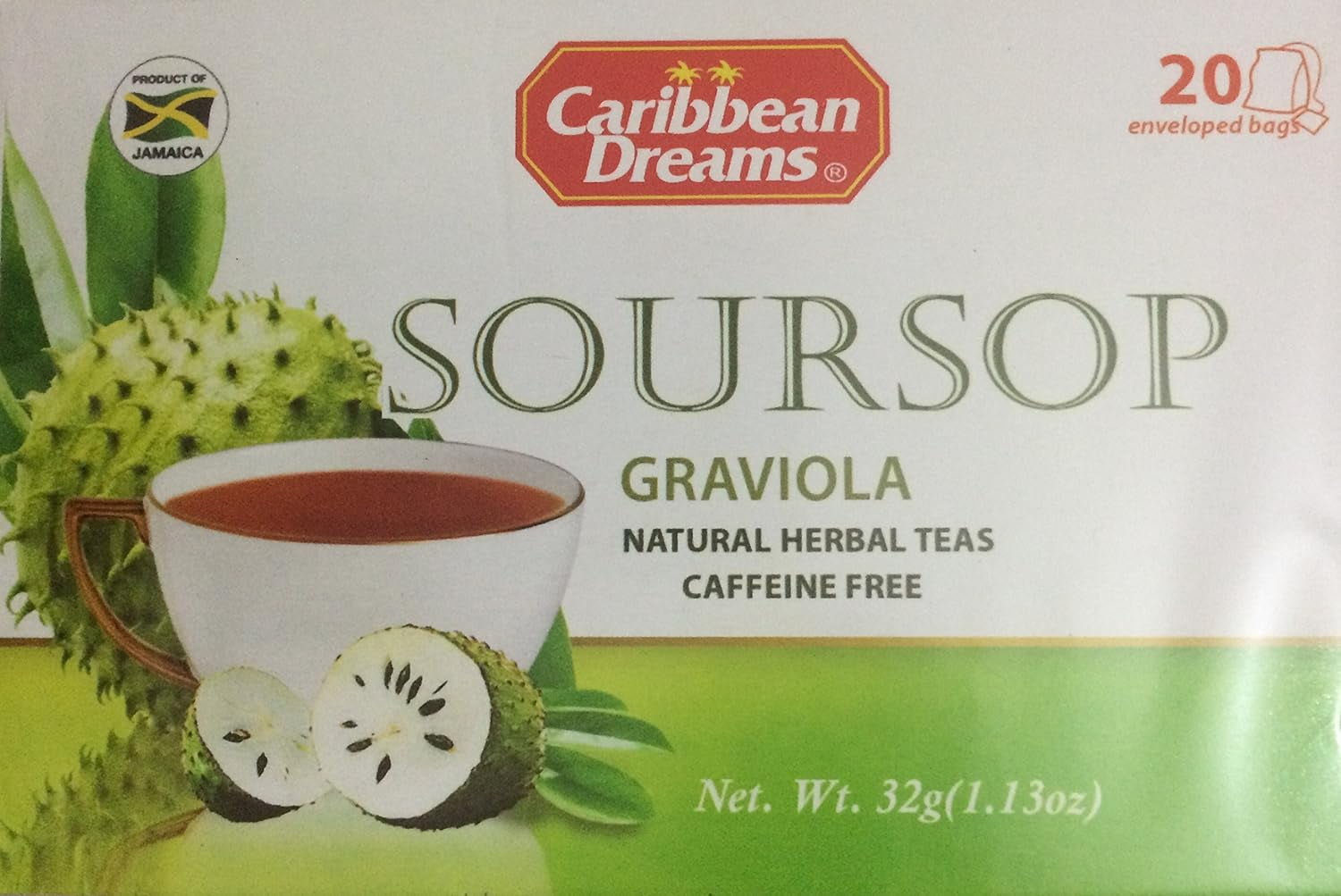 Caribbean Dreams Soursop ( Graviola) Tea - Walmart.com