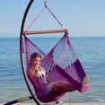 Caribbean Hammock Chair (40 in.) Purple