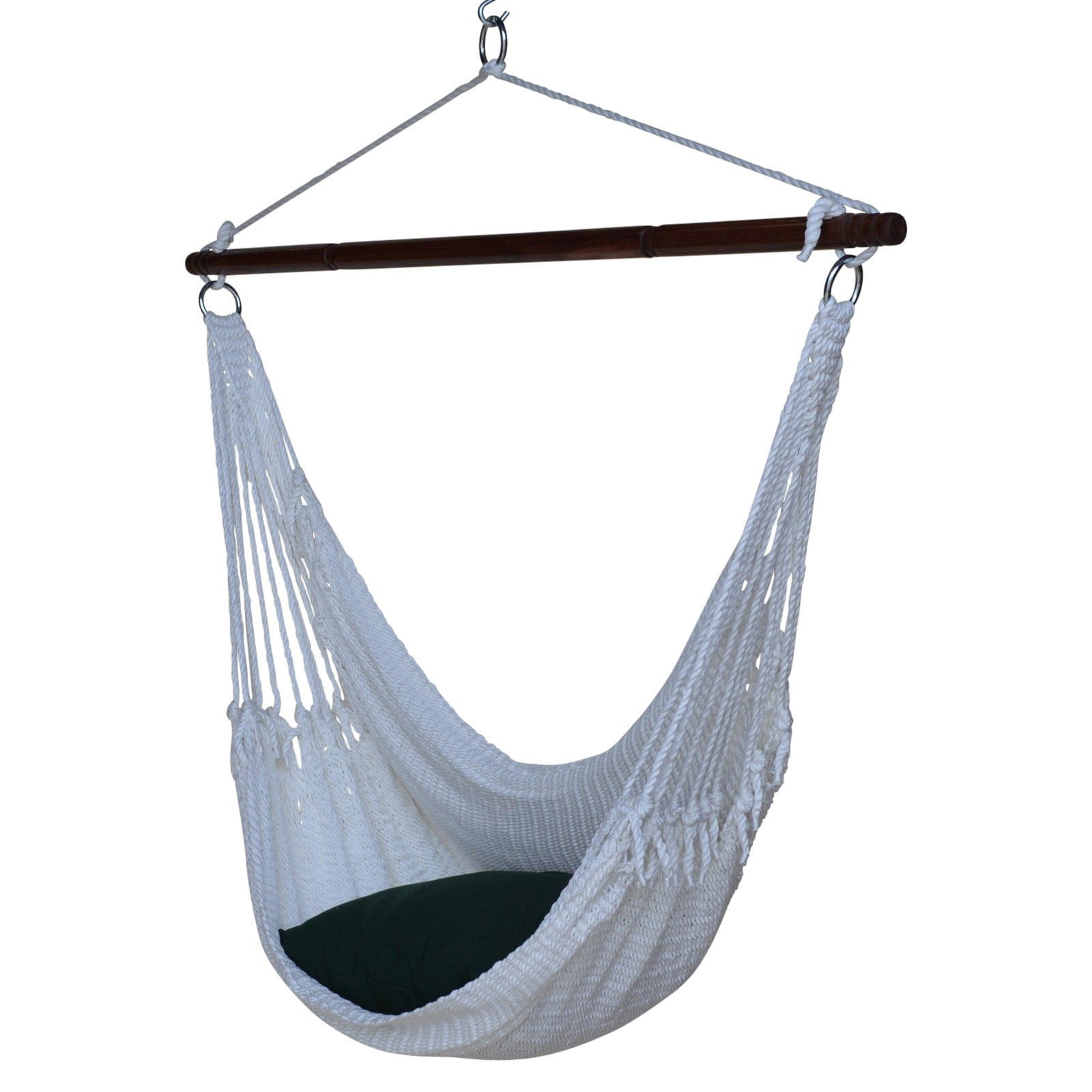 Caribbean Hammocks Jumbo HandWoven Hammock Chair with Footrest